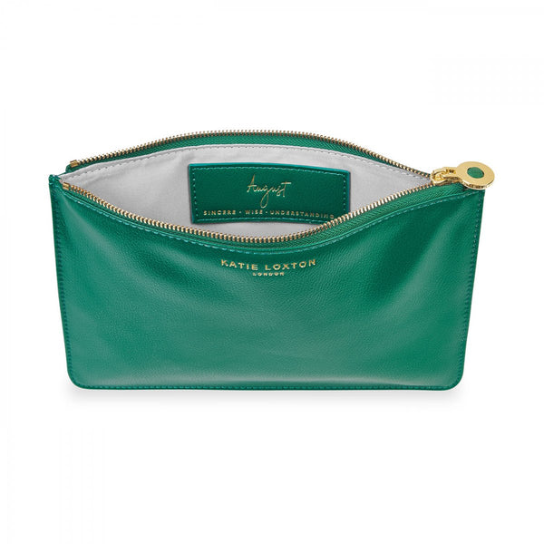 BIRTHSTONE POUCHES  AUGUST AVENTURINE | GREEN