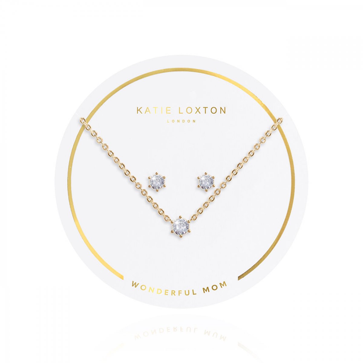 SENTIMENT SET | EARRINGS AND NECKLACE | WONDERFUL MOM