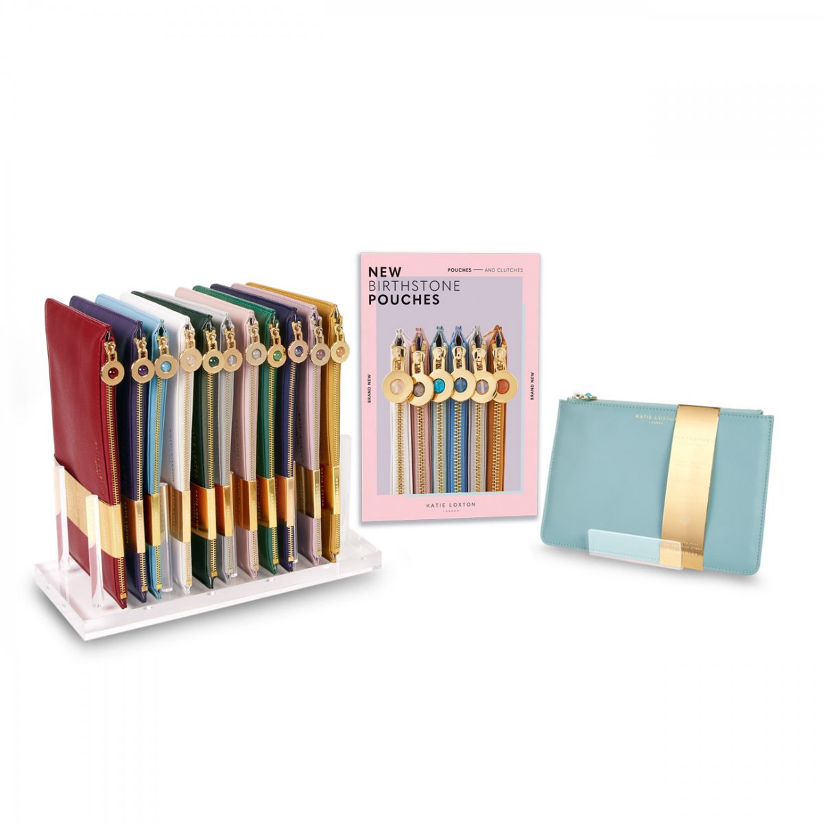 BIRTHSTONE POUCHES   OCTOBER TOURMALINE | DUSTY PINK