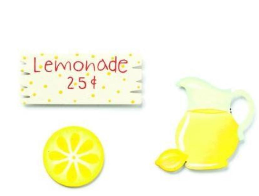 Embellish Your Story Lemonade Magnets - Set of 3