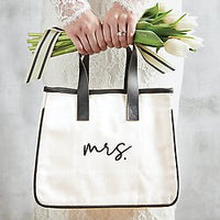 Mini Canvas Tote - Mrs.