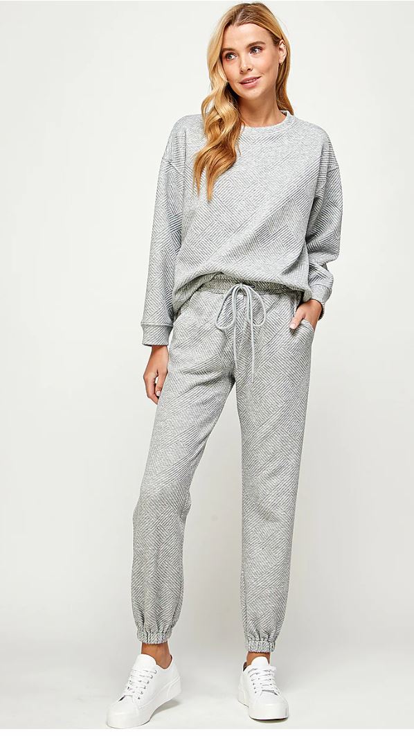 WFH Work From Home Textured Athleisure
