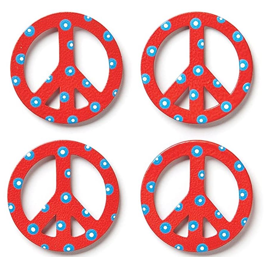 Embellish Your Story Patriotic Peace Sign Magnet Set