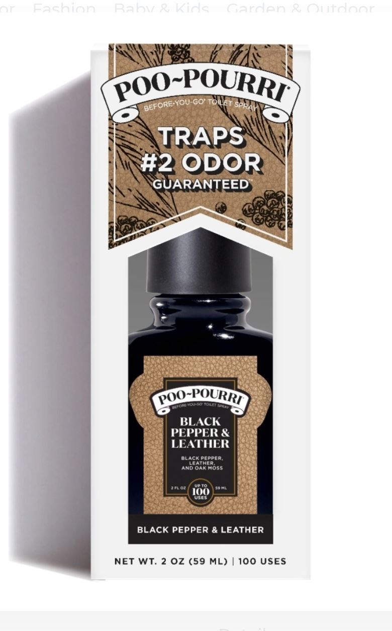 Poo-Pourri - Black Pepper Leather 2oz