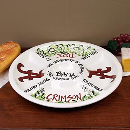 Game Day - University of Alabama Divided 14.5 in Veggie Platter