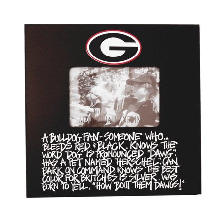 Game Day- Univ. of Georgia (UGA) Picture frame