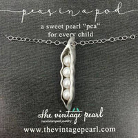 Sweet Peas in a Pod Necklace (1-4 pearls)